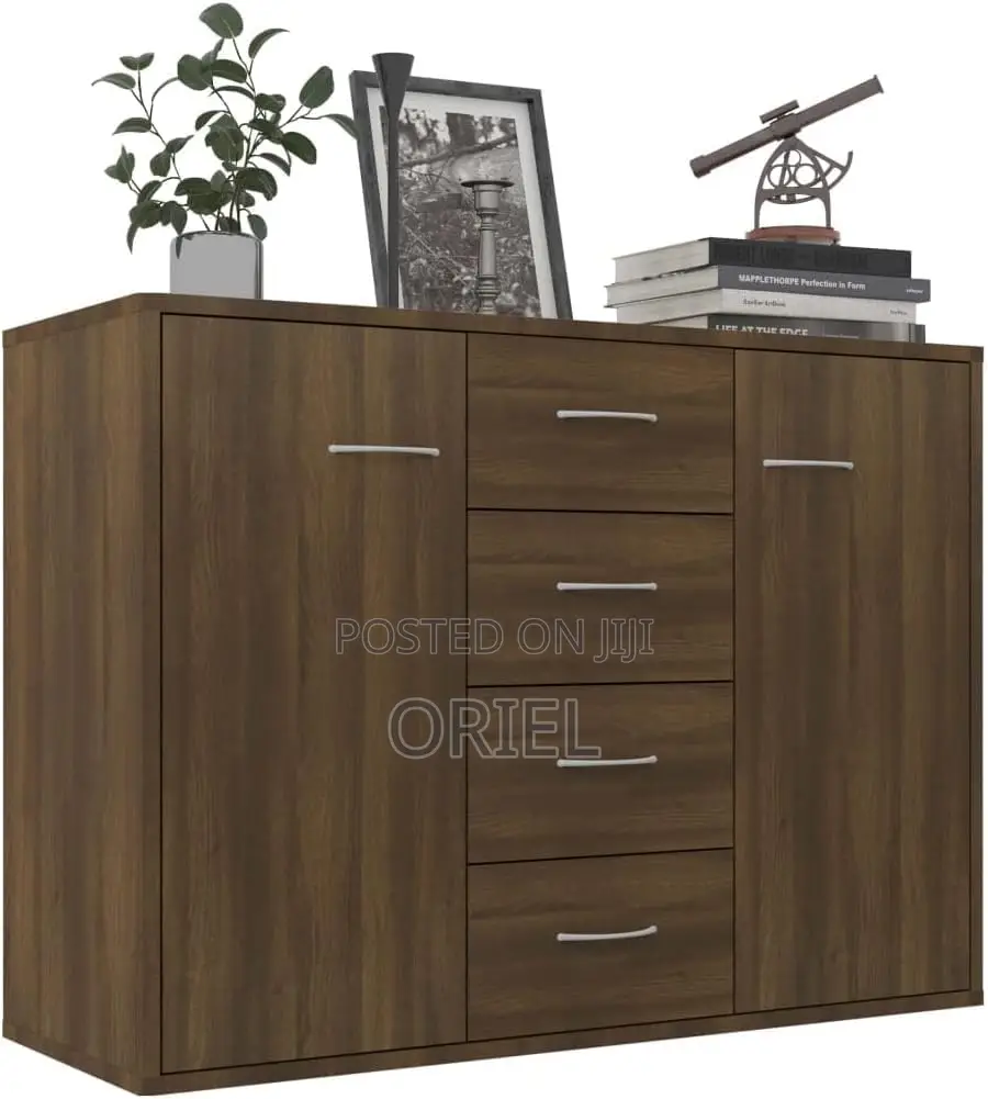 Office Cabinet : 2-Door Office Credenza With 4-Drawers
