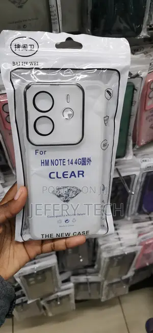 Redmi Note 14 4G CASE-Flexible Soft /TPU Offering Shockproof Edge