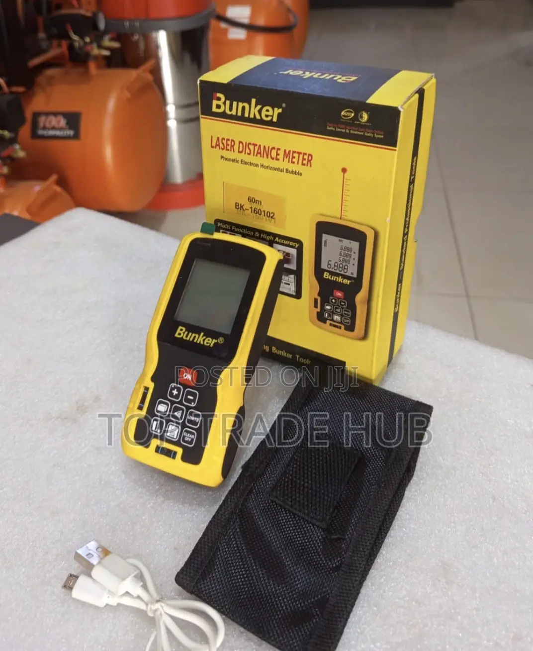 Accurate Bunker Laser Distance Meter 60 Meter Precision