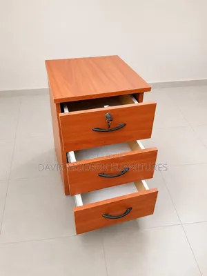 4-Drawers Wooden Office Storage