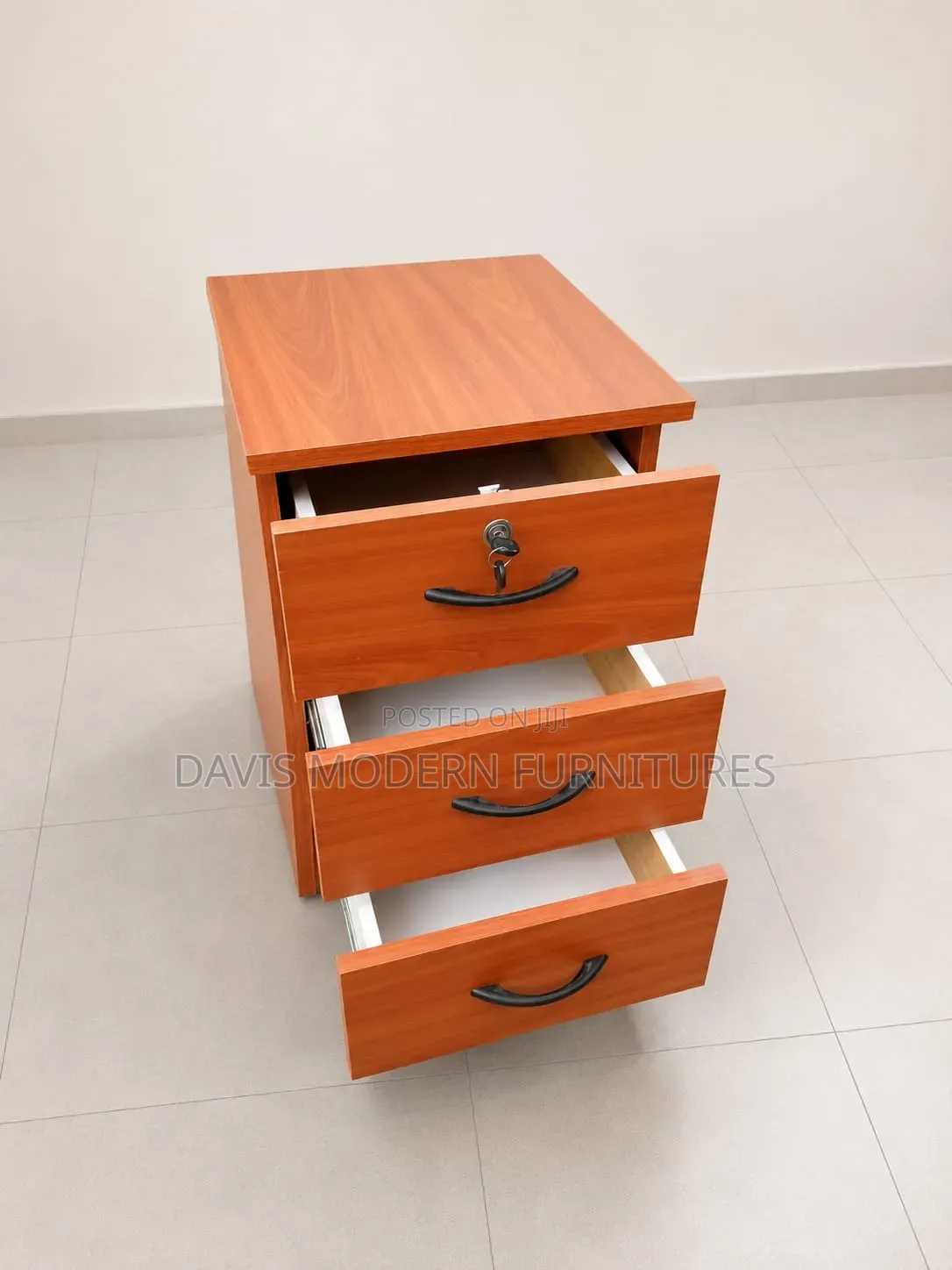 4-Drawers Wooden Office Storage