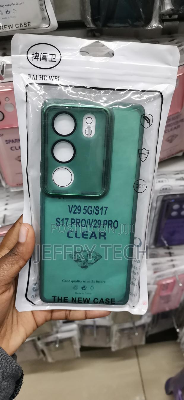 Vivo V29 5G, Green Bai He Wei Clear Phone Case - main view