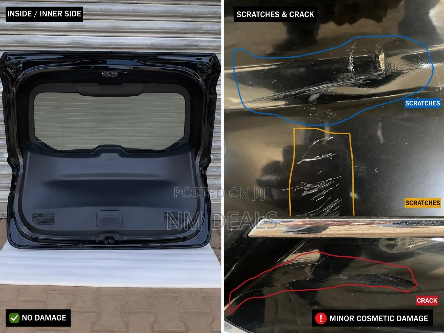 Nissan X-Trail T32 Black Boot Tailgate