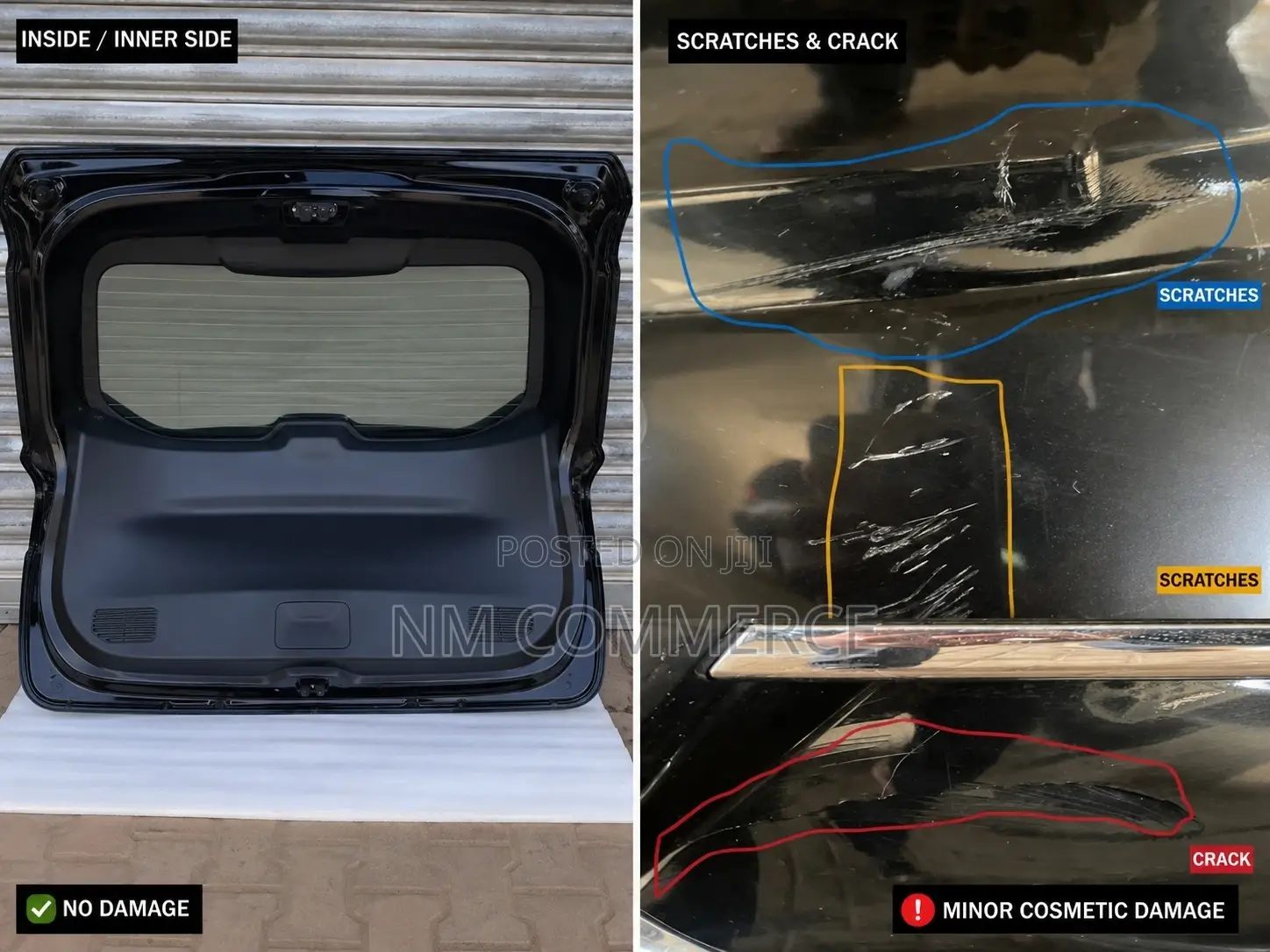 Nissan X-Trail T32 Black Boot Tailgate