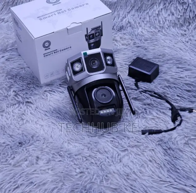 360° 4G Dual Lens Outdoor CCTV Camera With Motion Alerts Night Vision
