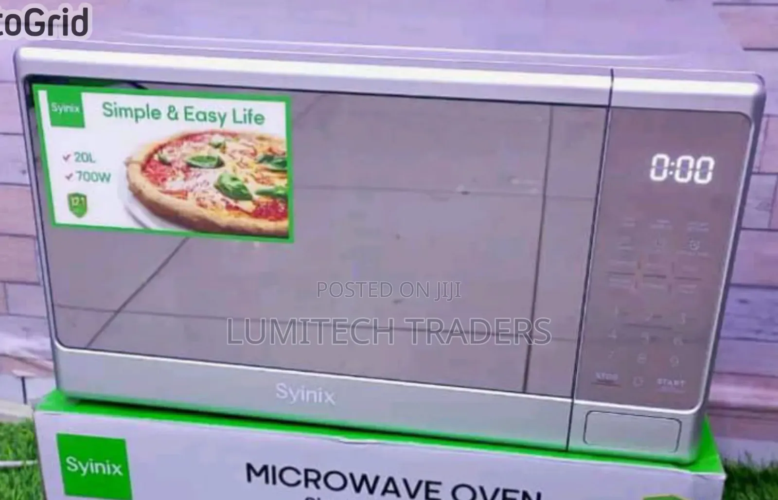 Syinix Digital Microwave 20L. Silver 700w