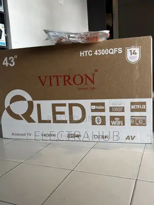 Vitron 43 Inch QLED TV Brand New Sealed