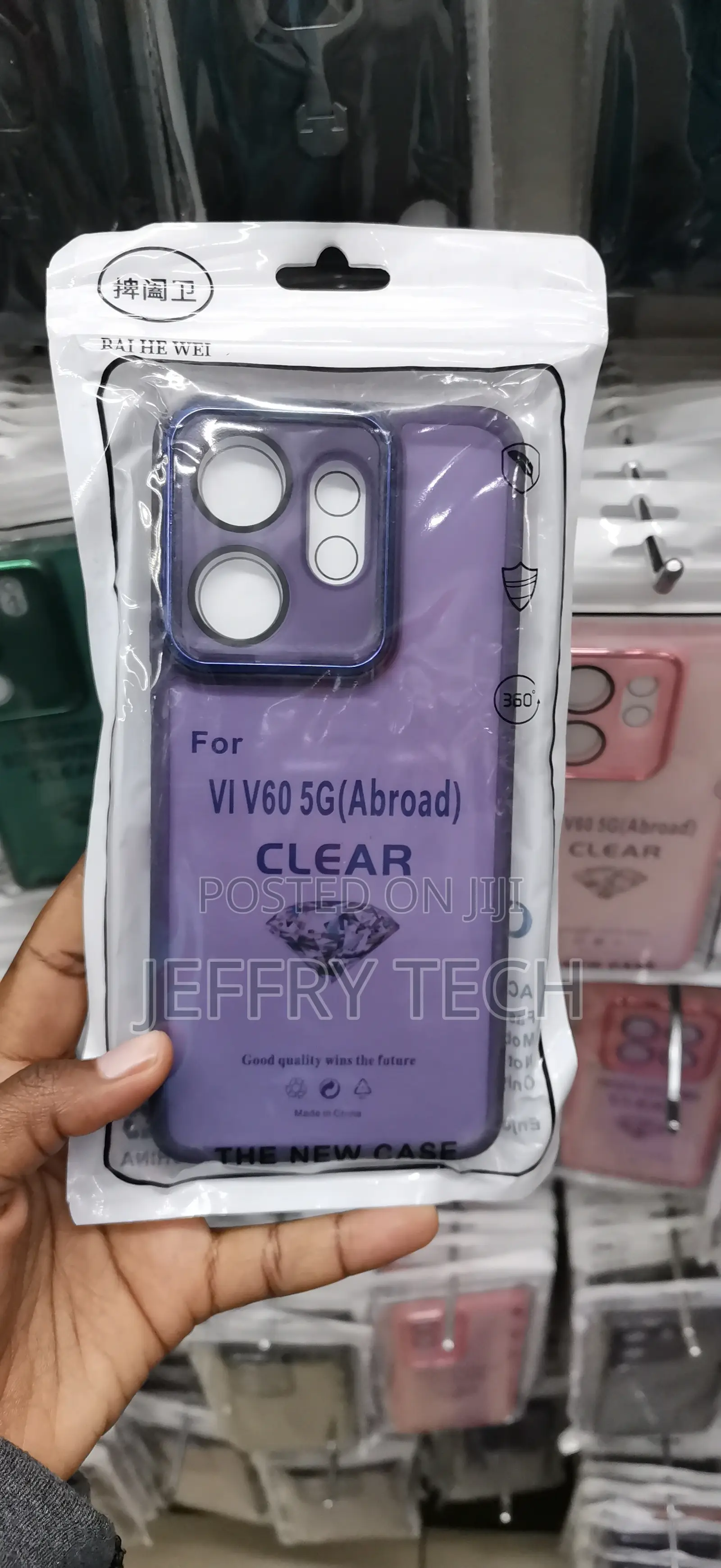 Vivo V60 5G Comfortable Grip and Scratch Resistance COVER