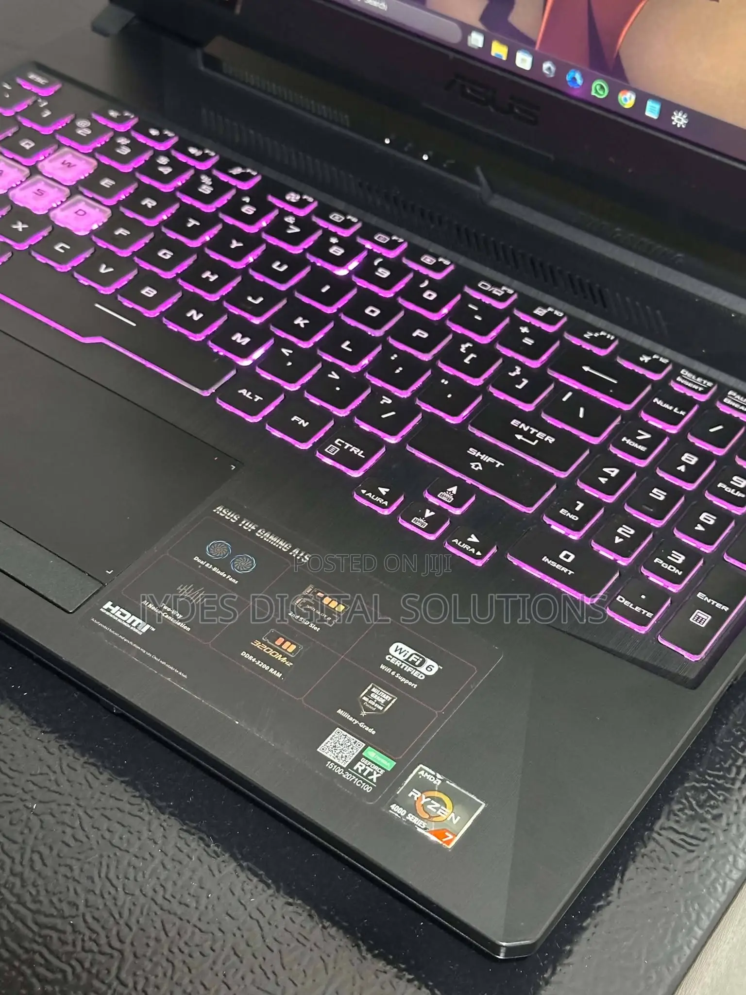 Laptop Asus TUF Gaming A15 16GB AMD Ryzen 7 SSD 512GB