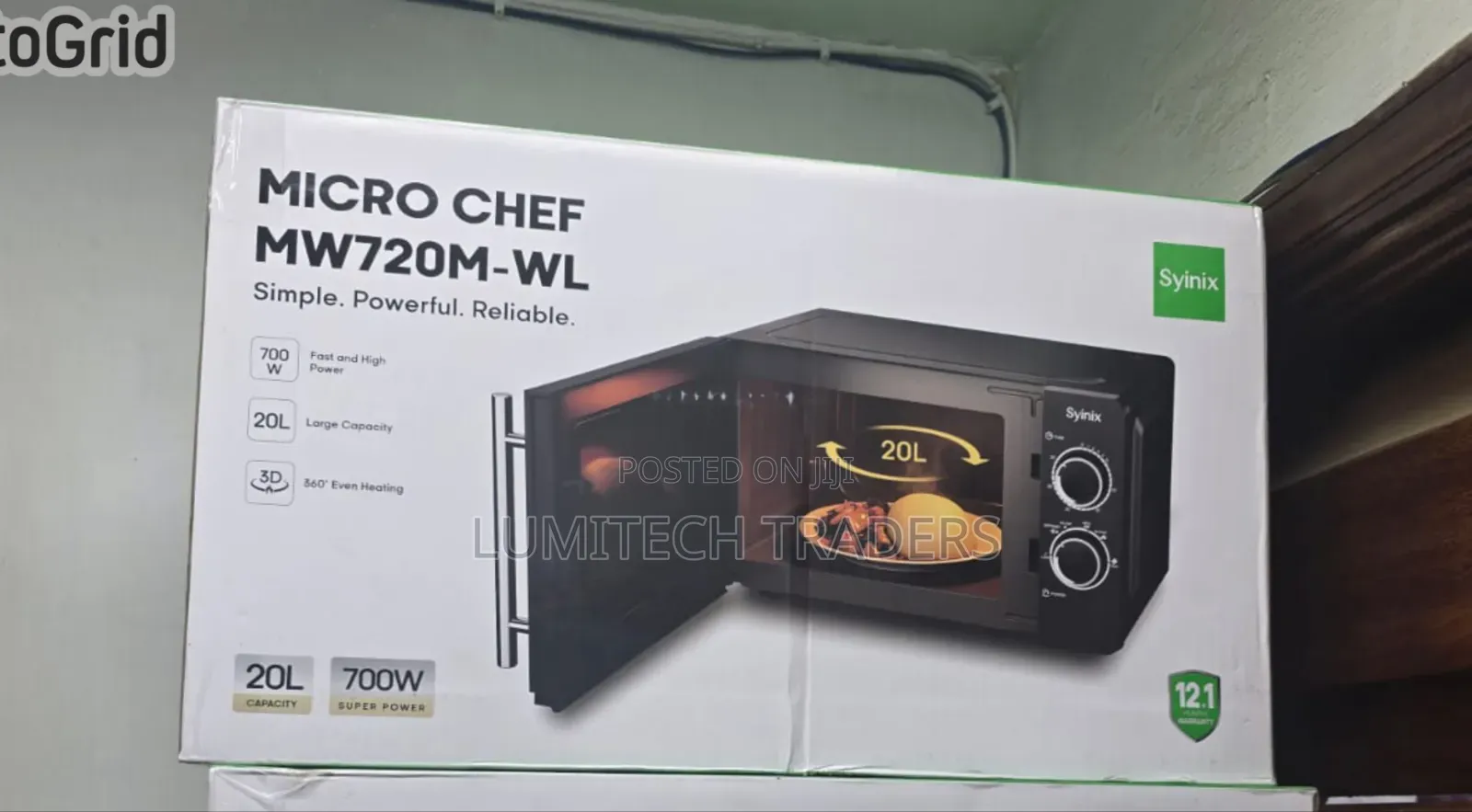 Syinix Manual Microwave 20ltrs
700w