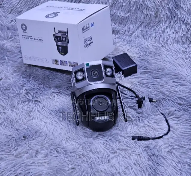 Dual Lens 4G SIM Card CCTV PTZ Camera for Home Business Security