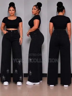 *Wide Leg Jeans 
Size 27 - 36
 at 2500