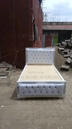 Leather White Classic Bed 5by 6