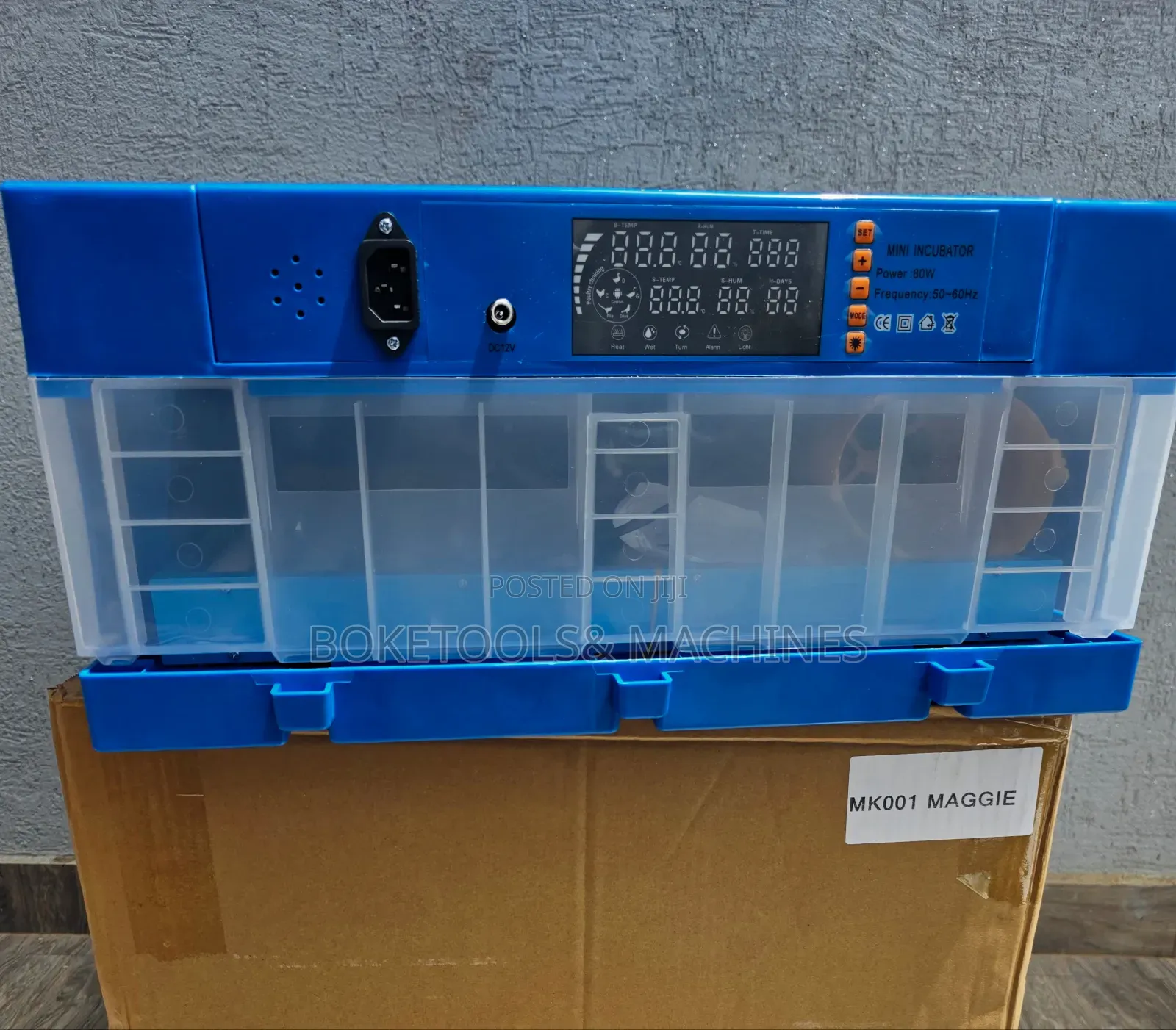 AC/DC Automatic 64 Egg Incubator Machine
