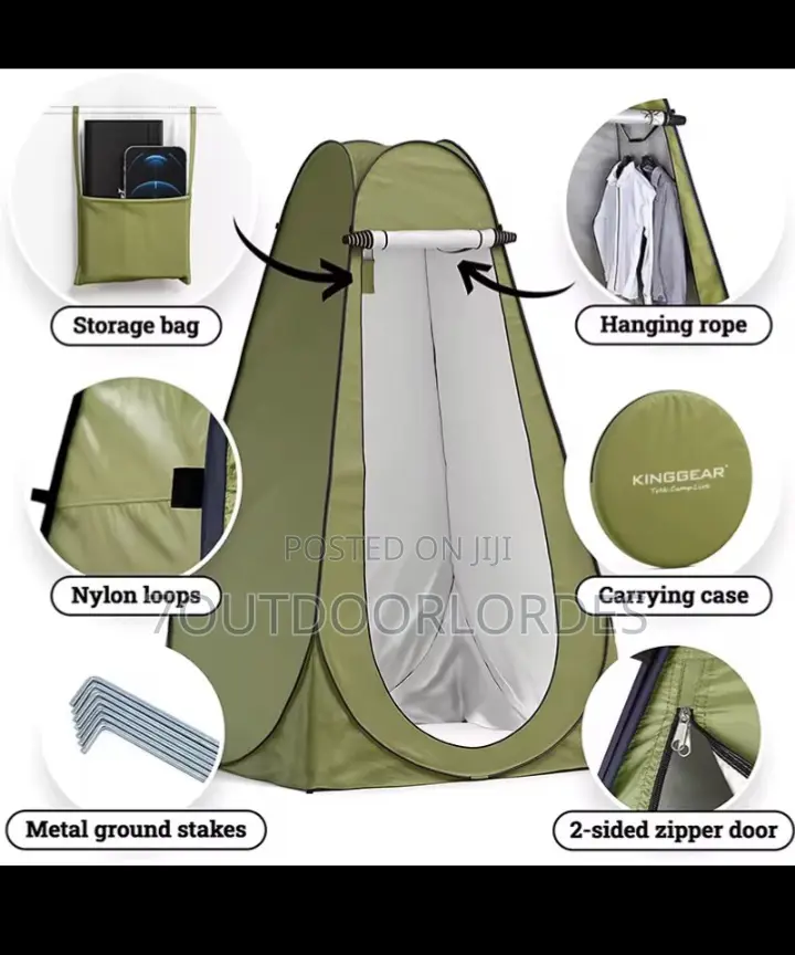 Portable Privacy Shower Toilet and Changing Tent