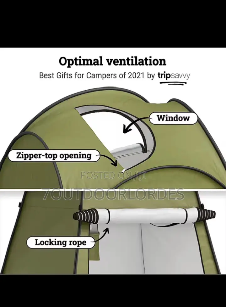 Portable Privacy Shower Toilet and Changing Tent