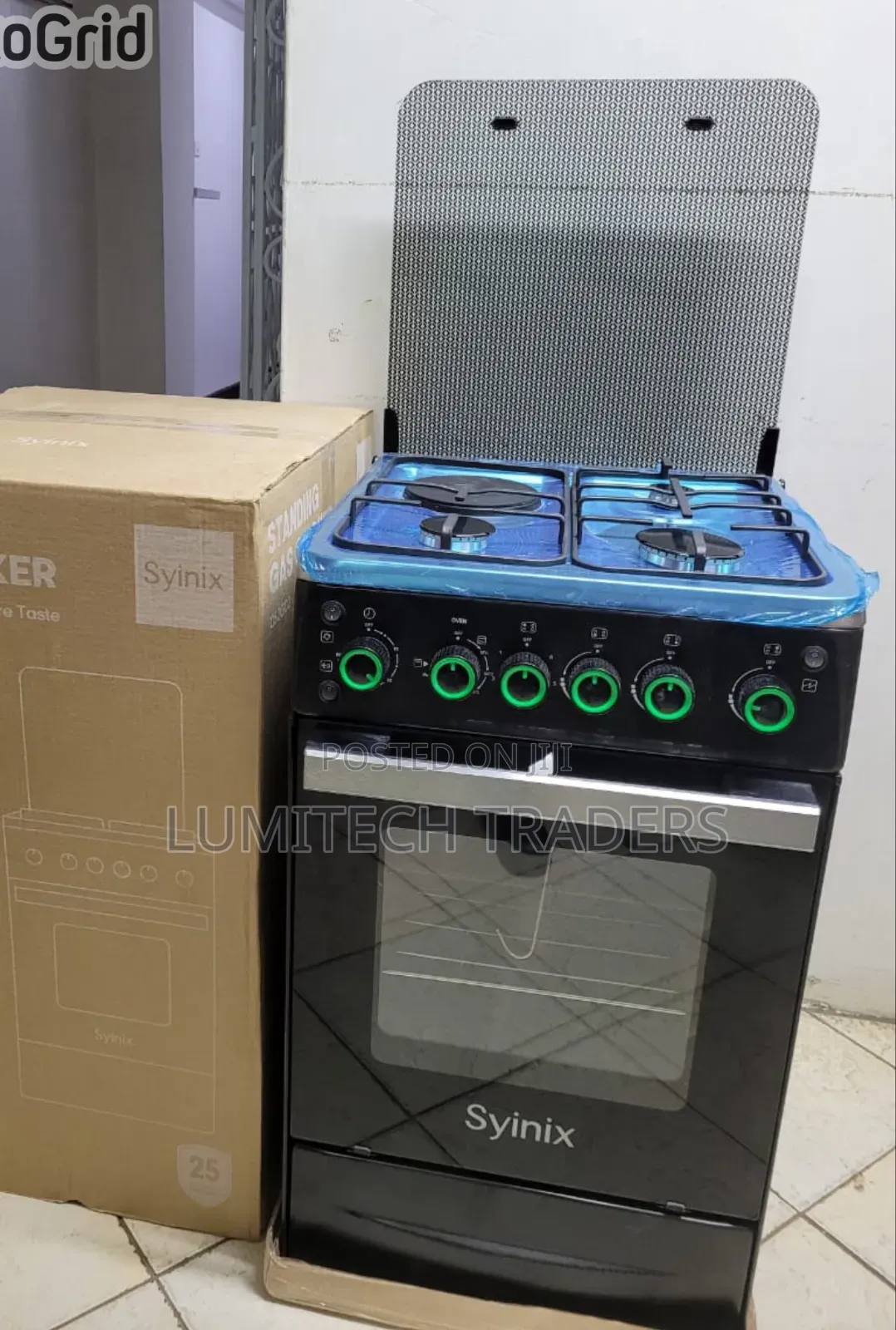 50×55 Syinix 3+1 Standing Cooker With Electric Oven
