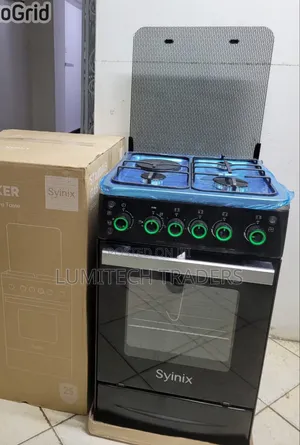 50×55 Syinix 3+1 Standing Cooker With Electric Oven