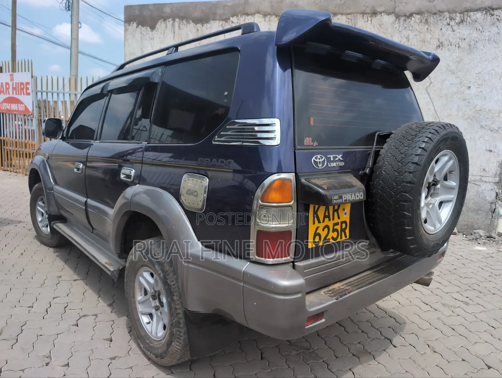 Toyota Land Cruiser 1998 Blue