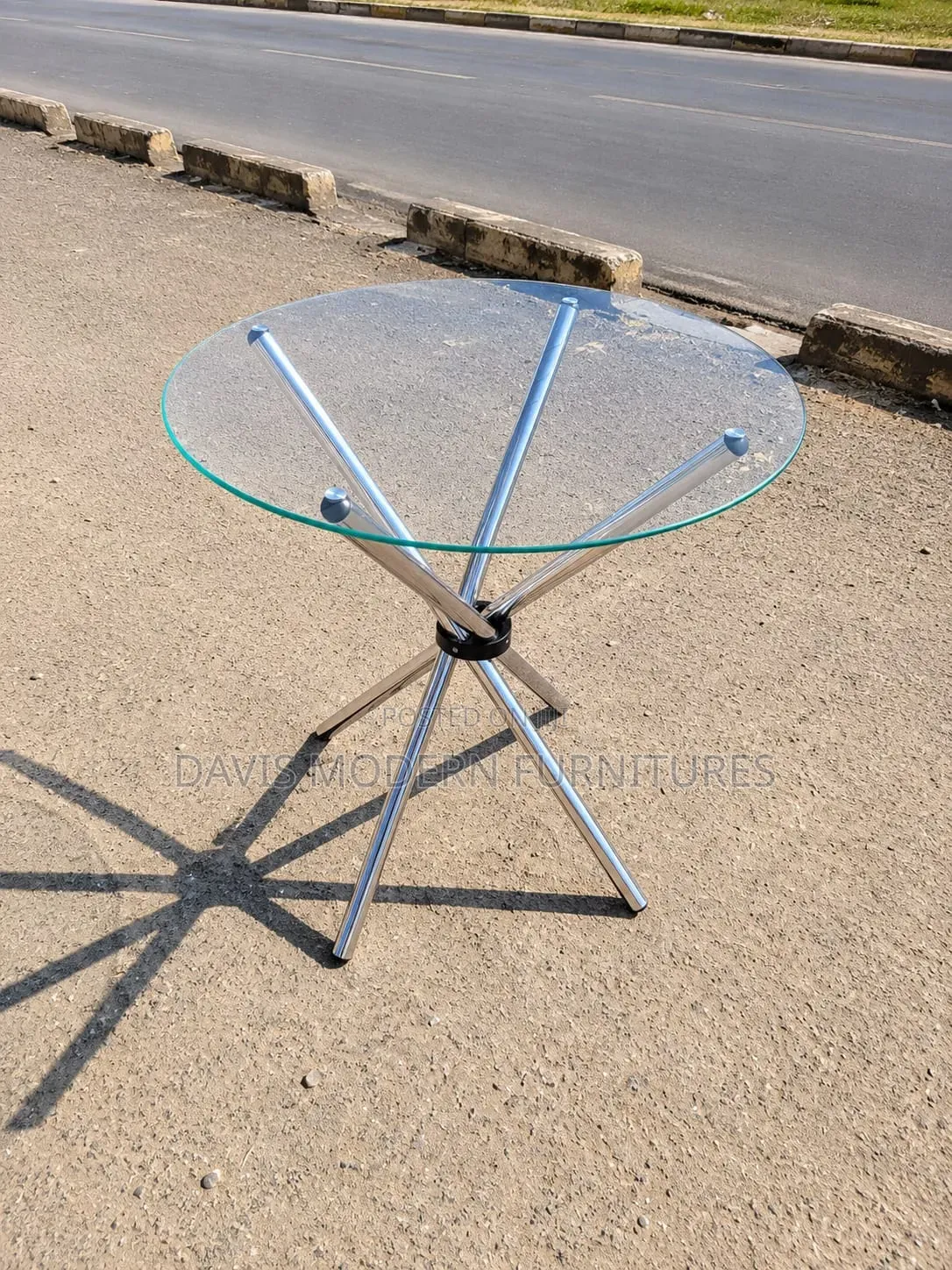 Round Glass Table