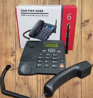 GSM 6588 Fixed Wireless Landline Phone With Dual SIM