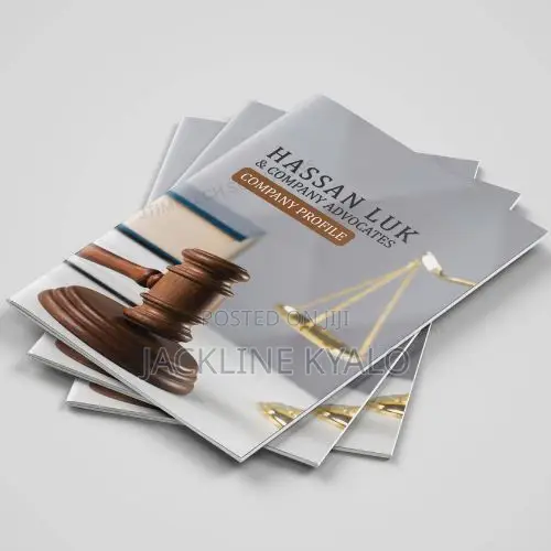 Professional Company Profile Design for Business Corporate Use