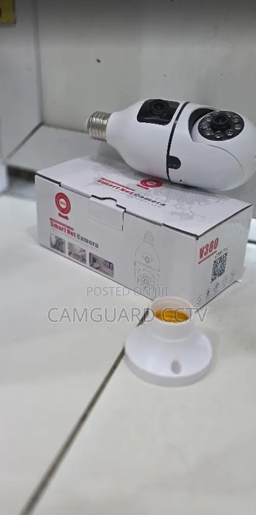 Dual Lens Smart Bulb Camera PTZ WiFi With Two-Way Audio