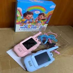 Walkie-Talkie -Kc05 Blue Pink Comfortable Clear Sound Quality