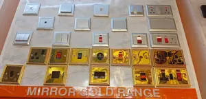 Mirror Gold Silver Switches Sockets – 40% Off!