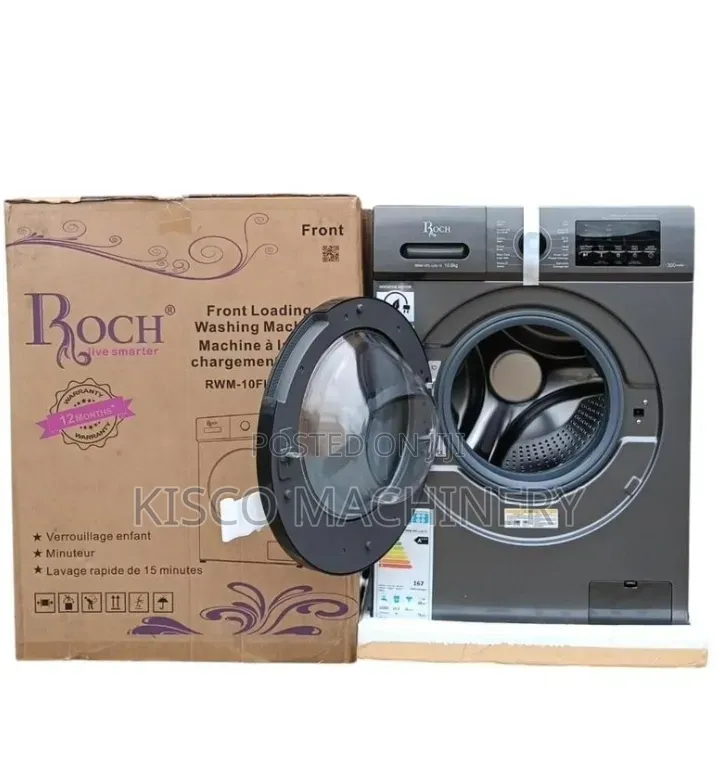 Roch 10kg Front Load Fully Automatic Washing Machine /Washing Machine