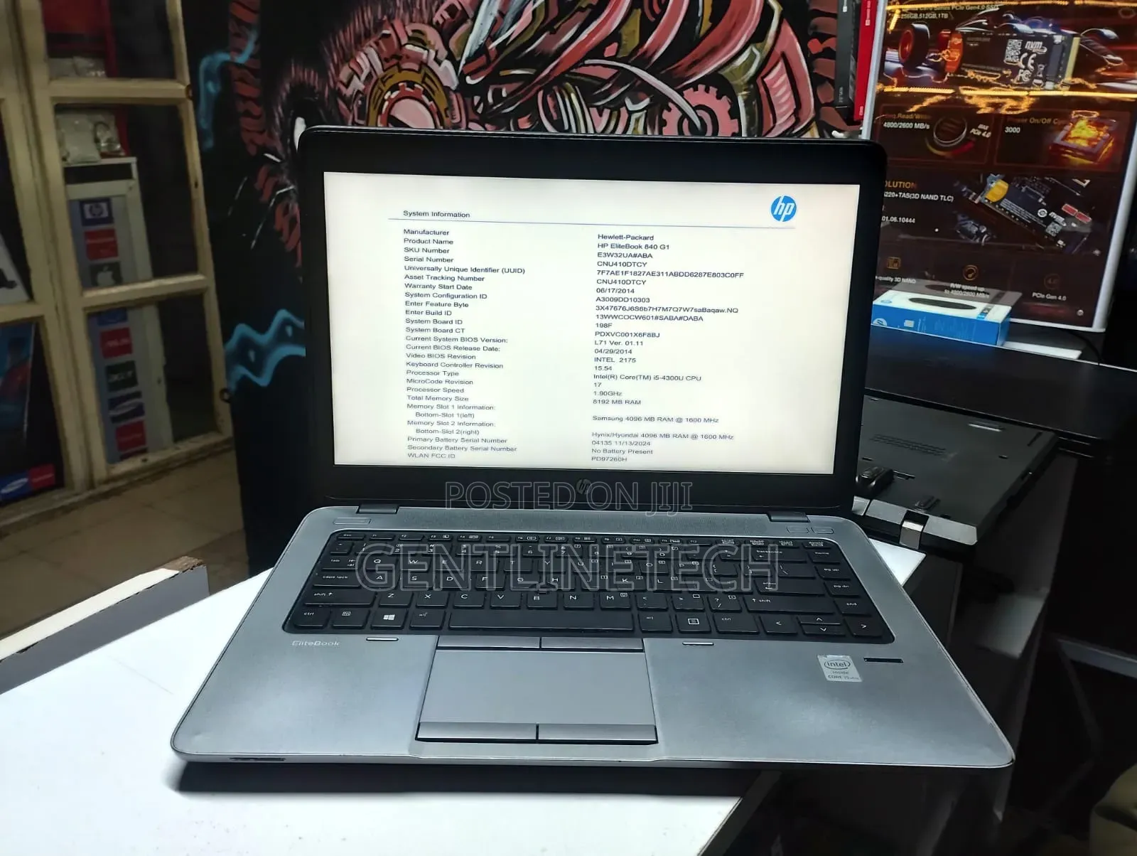 Laptop HP EliteBook 840 G1 8GB Intel Core i5 HDD 500GB