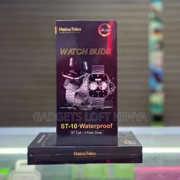 Hainoteko ST-10 Smartwatch With Buds