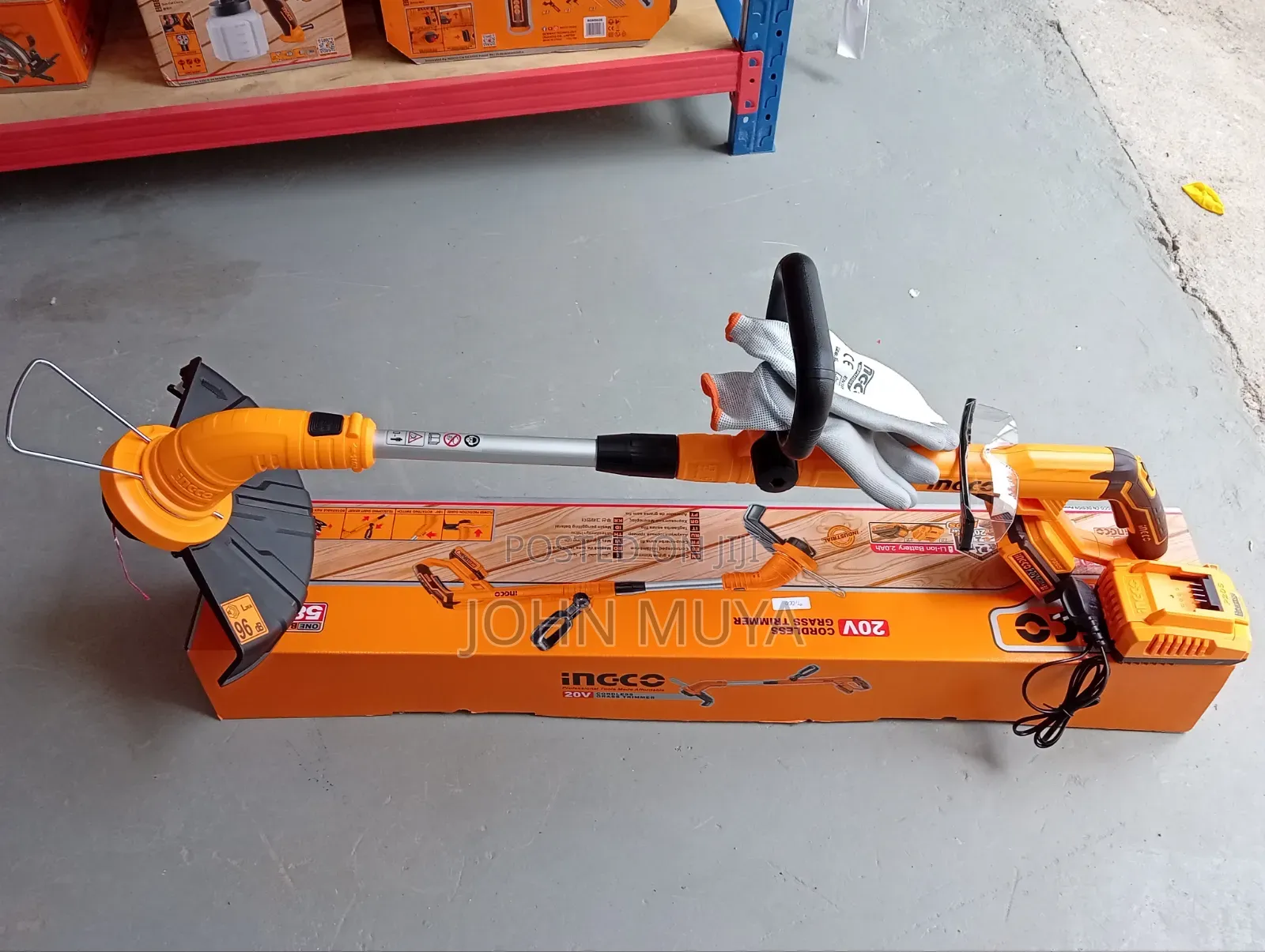 Ingco 20V Cordless Grass Trimmer