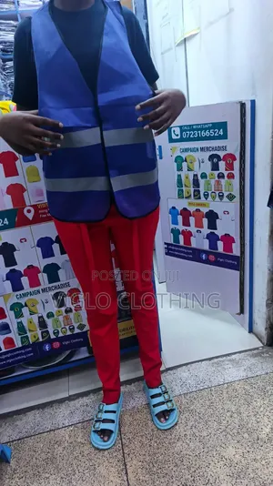 Blue Reflector Jackets Available in Wholesale and Single Orders