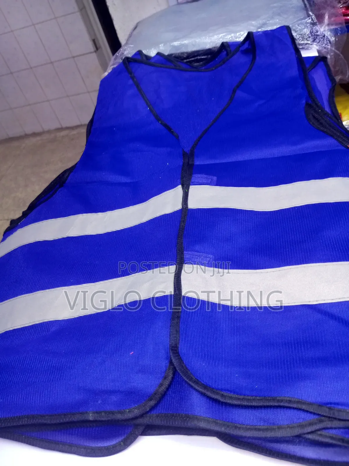 Blue Reflector Jackets Available in Wholesale and Single Orders