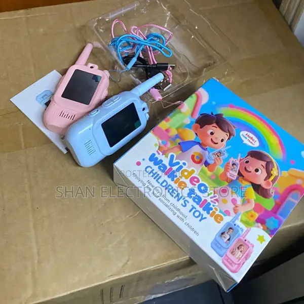 KC05 Playtime Video Intercom Walkie-Talkie Devices (Blue Pink)