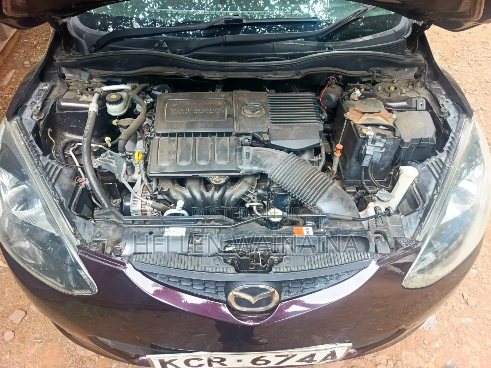 Mazda Demio 2012 Maroon