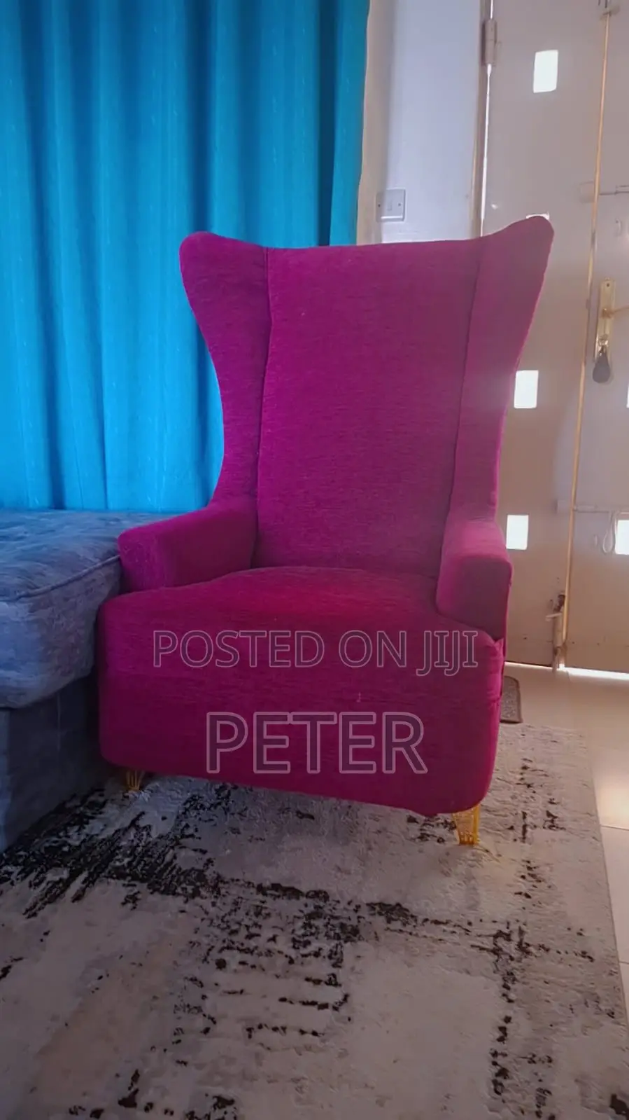 Edged Wing Chair