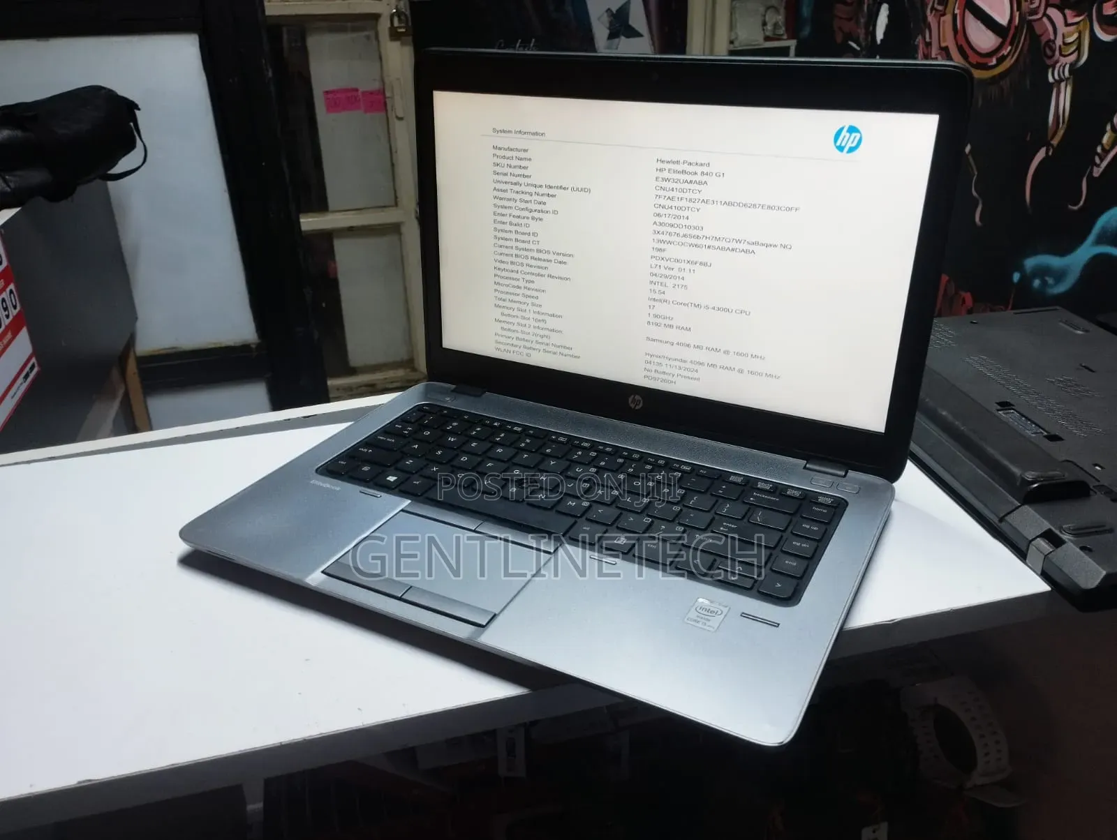 Laptop HP EliteBook 840 G1 8GB Intel Core i5 HDD 500GB