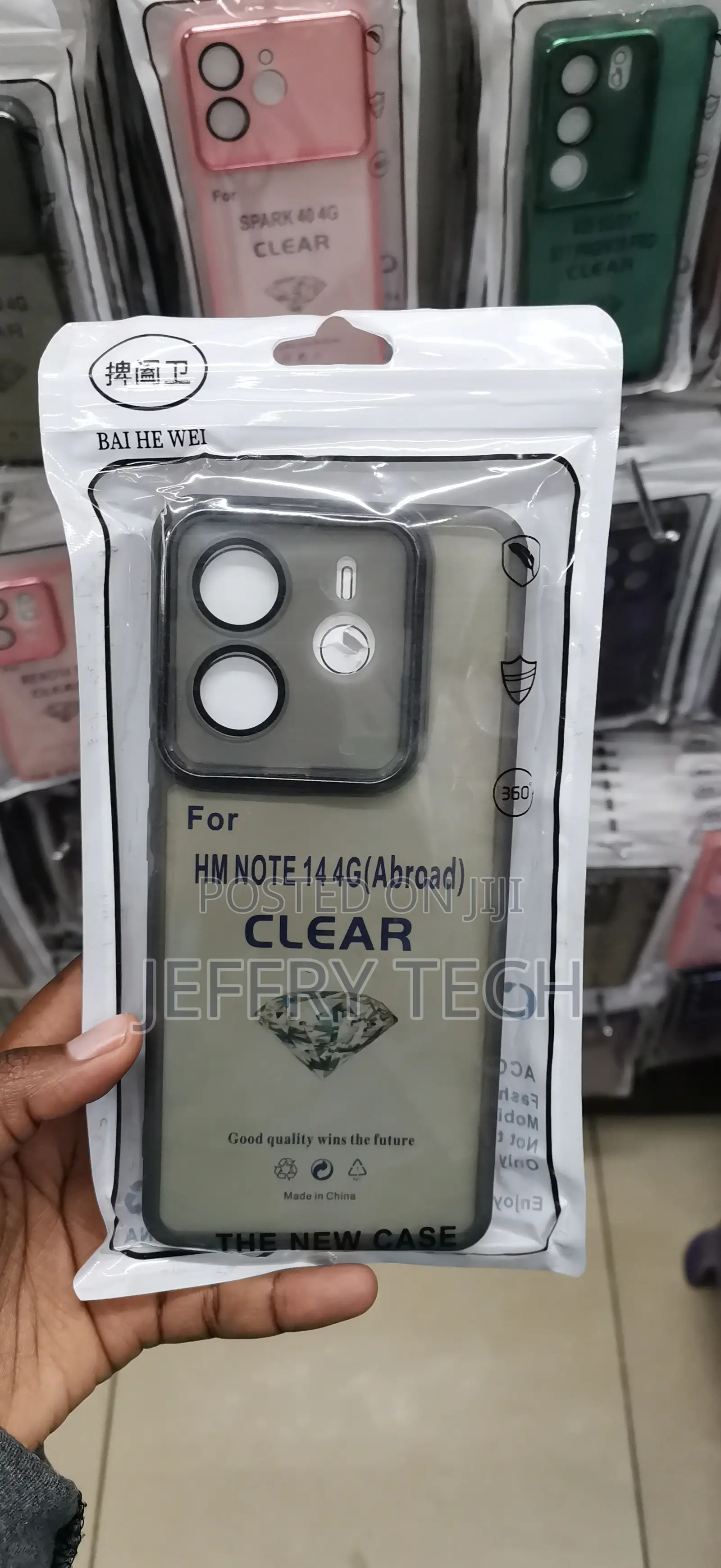 Redmi Note 14 4G TPU a Translucent Matte/Smoke-Tint Finish CASE