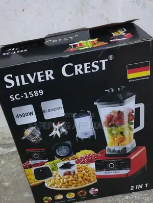SilverCrest 4500W 2-in-1 Blender With Grinder 2L Multi-Purpose