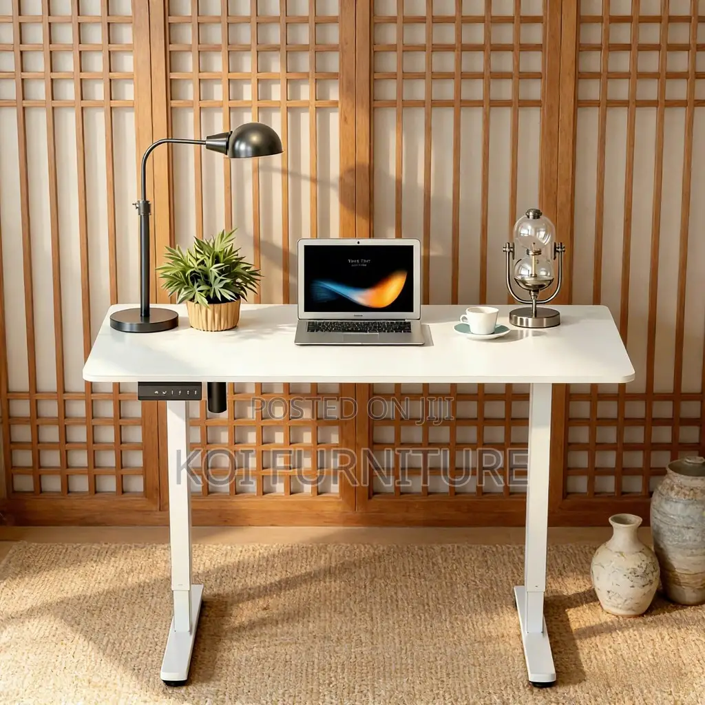 Office Desk; 1.2 Meters Adjustable Ergonomical Height Standing Desk