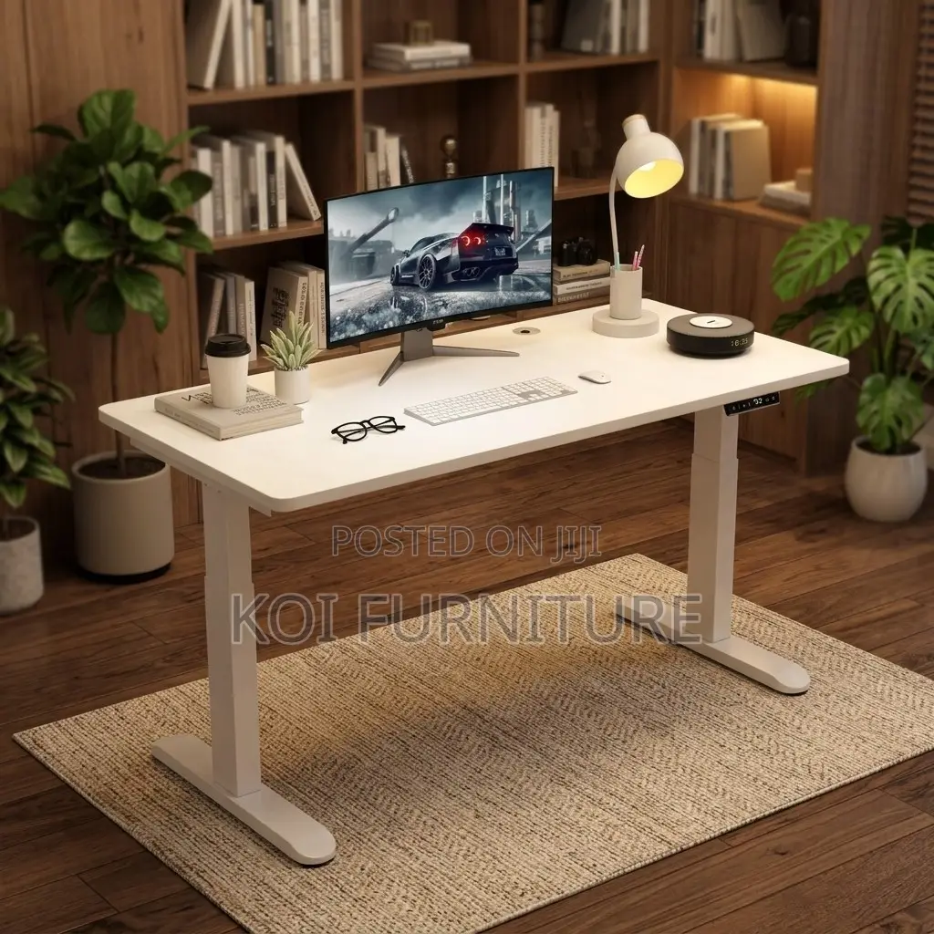 Office Desk; 1.2 Meters Adjustable Ergonomical Height Standing Desk