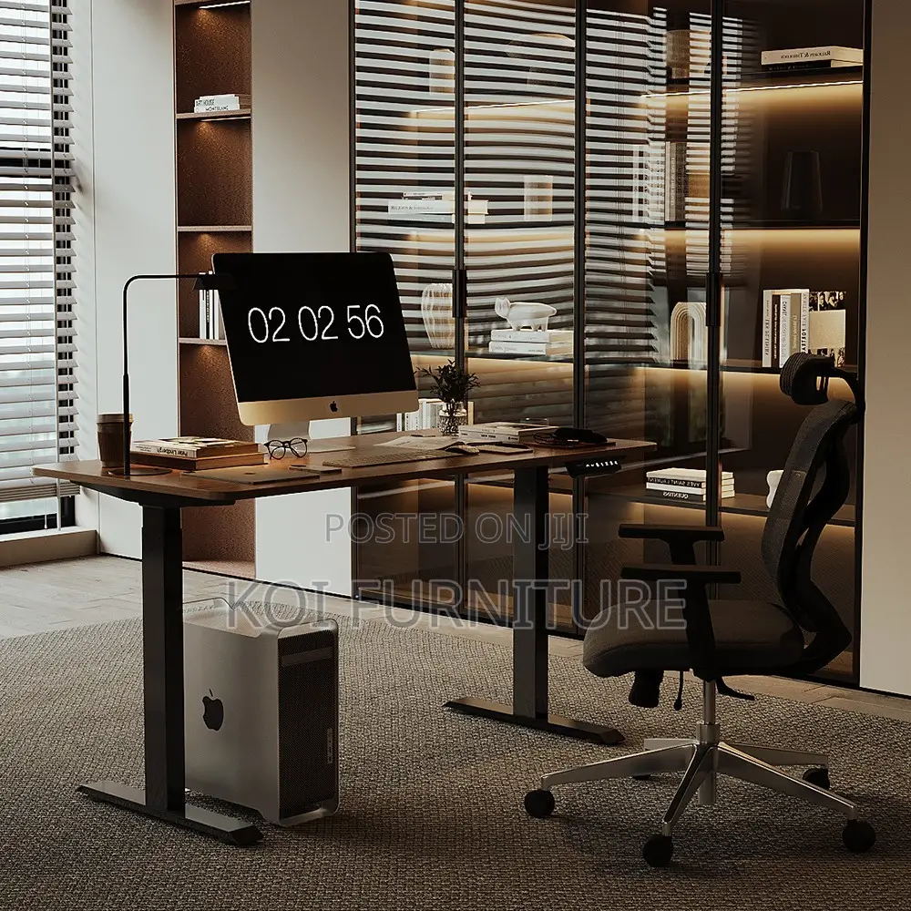 Office Desk; 1.2 Meters Adjustable Ergonomical Height Standing Desk