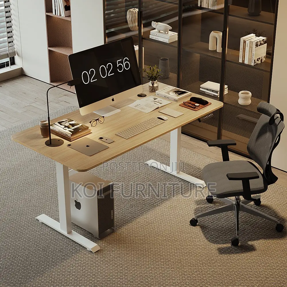 Office Desk; 1.2 Meters Adjustable Ergonomical Height Standing Desk