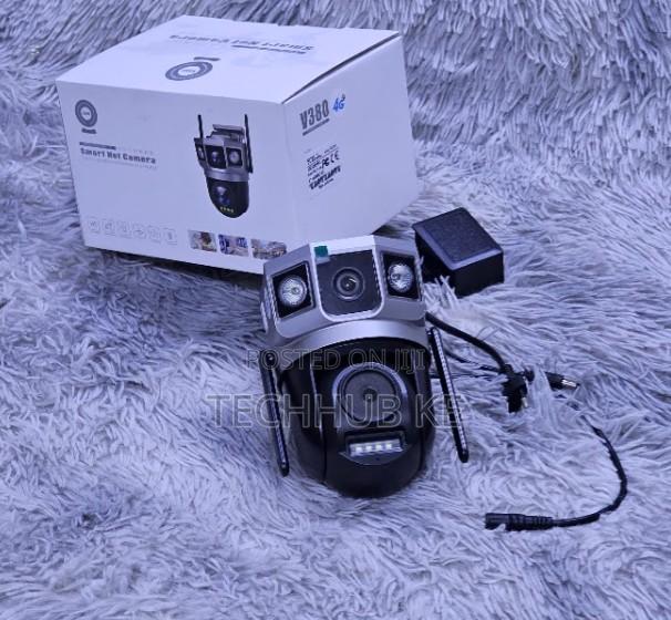 4G Dual Lens PTZ Security Camera With SIM Card Support - main view