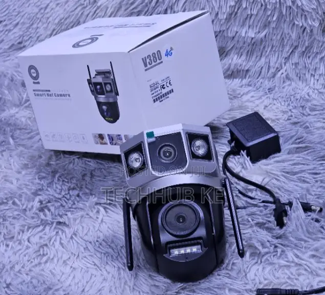 Wireless 4G PTZ Camera Dual Lens With Color Night Vision