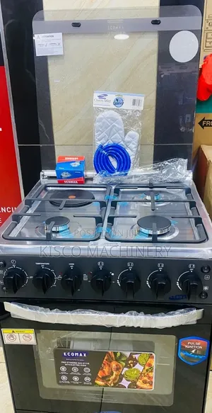 ECOMAX 3+1 Hybrid Cooker 60x60cm With Flame Failure Device/Cooker