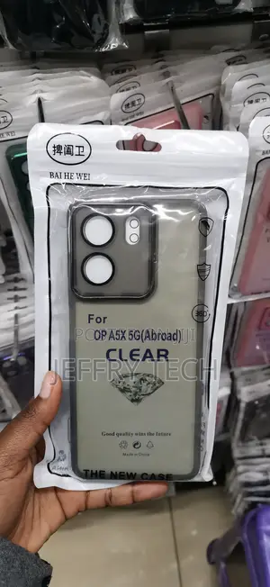 Oppo A5X 5G Clear TPU and Acrylic Smartphone Case