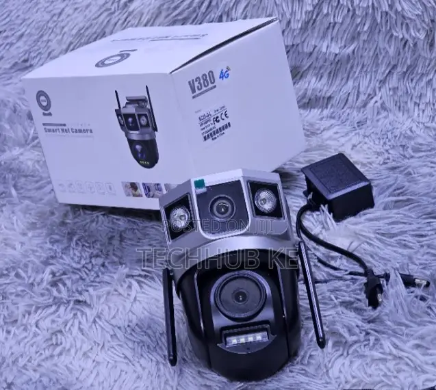 4G Outdoor PTZ Security Camera Dual Lens With Mobile App Control